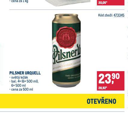 PIVO PILSNER URQUELL