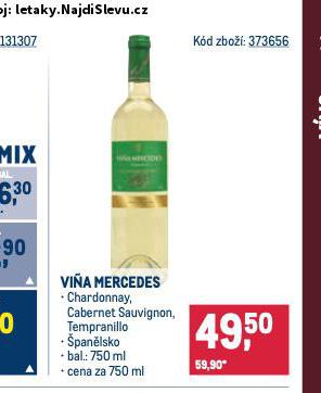 VINA MERCEDES CHARDONNAY