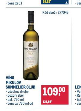 VNO MIKULOV SOMMELIER CLUB