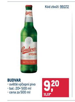 PIVO BUDVAR