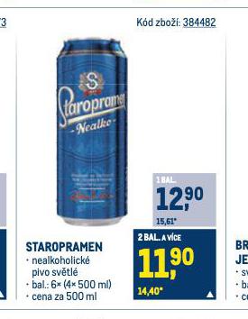 PIVO STAROPRAMEN NEALKO