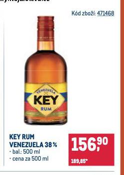 KEY RUM VENEZUELA