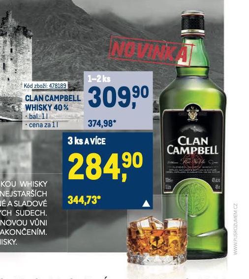 CLAN CAMPBELL WHISKY