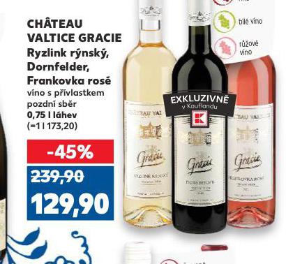 CHATEAU VALTICE GRACIE FRANKOVKA ROS