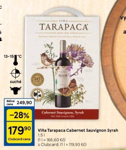 VINA TARAPAC CABERNET SAUVIGNON SYRAH