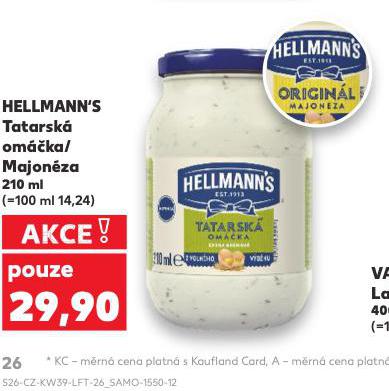 HELLMANNS TATARSK OMKA, MAJONZA