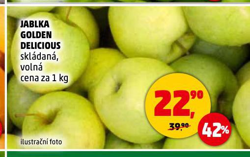 JABLKA GOLDEN DELICIOUS