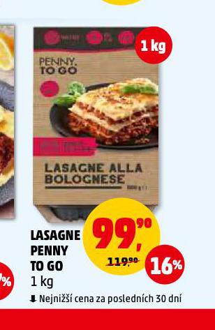 LASAGNE PENNY TO GO