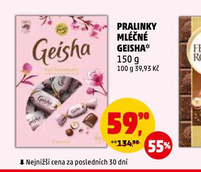 GEISHA PRALINKY MLN