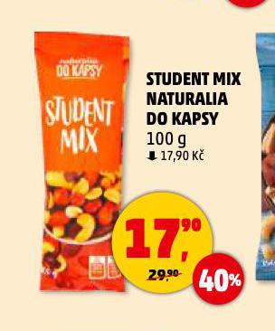 STUDENT MIX NATURALIA DO KAPSY