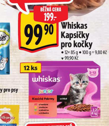 WHISKAS KAPSIKY PRO KOKY