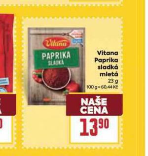 VITANA PAPRIKA SLADK MLET