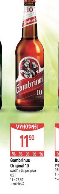 PIVO GAMBRINUS ORIGINL