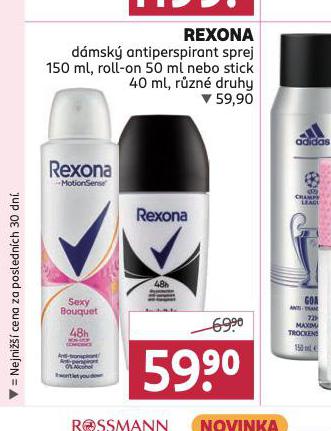 REXONA ANTIPERSPIRANT