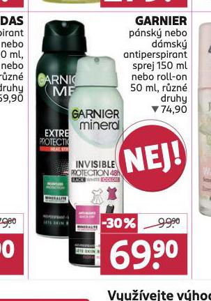 GARNIER ANTIPERSPIRANT