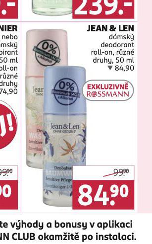 JEAN & LEN DEODORANT