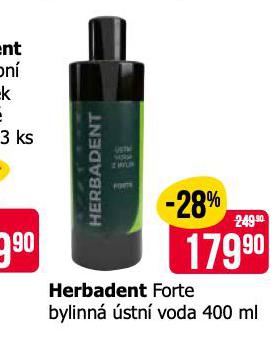 HERBADENT FORTE BYLINN STN VODA