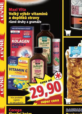 MAXI VITA VITAMNY A DOPLKY STRAVY