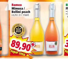 ROMEO MIMOSA / BELLINI PEACH