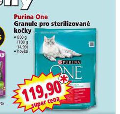 PURINA ONE GRANULE PRO STERILIZOVAN KOKY