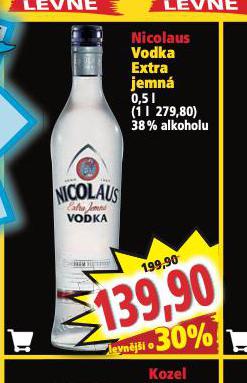 NICOLAUS VODKA EXTRA JEMN