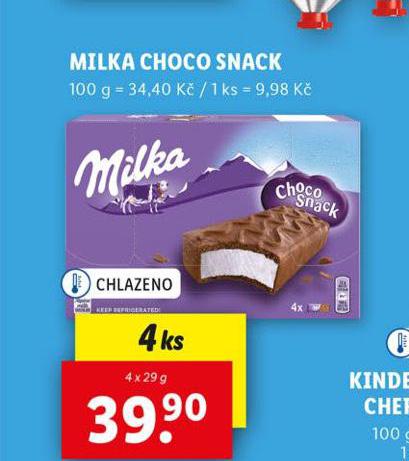 MILKA CHOCO SNACK