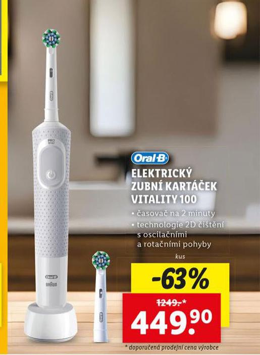 ORAL-B ELEKTRICK ZUBN KARTEK