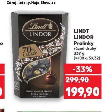 LINDT LINDOR PRALINKY