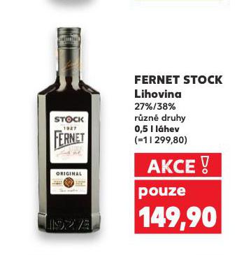 FERNET STOCK