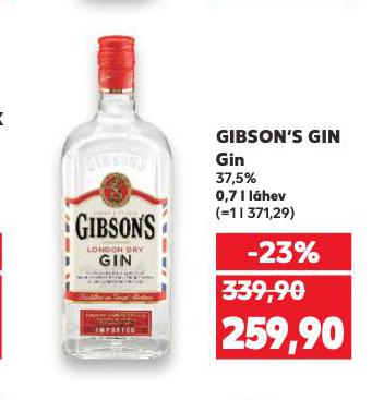 GIBSON'S GIN