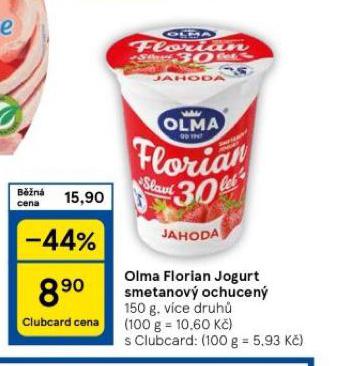 OLMA FLORIAN JOGURT SMETANOV OCHUCEN