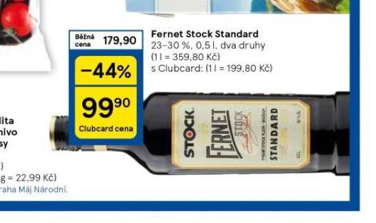 FERNET STOCK STANDARD