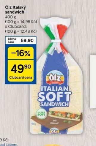 )OLZ ITALSK SANDWICH