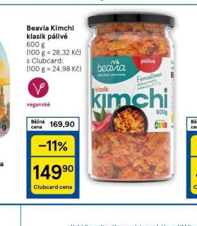 BEAVIA KIMCHI KLASIK PLIV