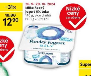 MILKO ECK JOGURT 0% TUKU