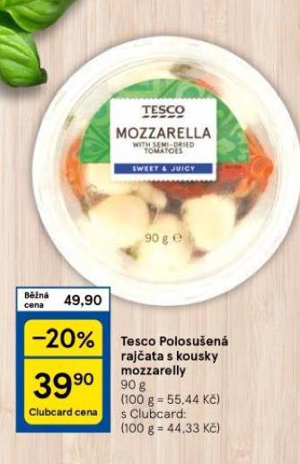 TESCO POLOSUEN RAJATA S KOUSKY MOZZARELLY