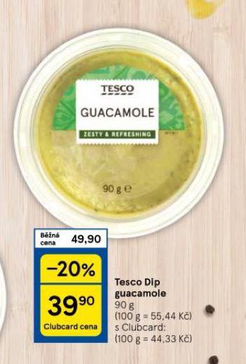 TESCO DIP GUACAMOLE