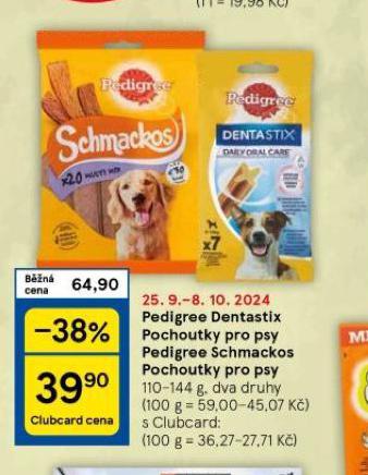 PEDIGREE DENTLN POCHOUTKA PRO PSY