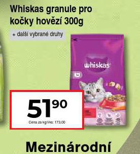 WHISKAS GRANULE PRO KOKY