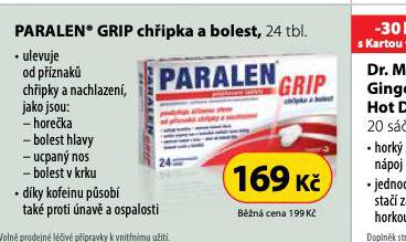 PARALEN GRIL CHIPKA A BOLEST