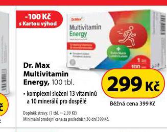 DR. MAX MULTIVITAMIN ENERGY