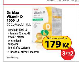 DR. MAX VITAMIN D 1000 IU