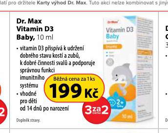 DR. MAX VITAMIN D3 BABY