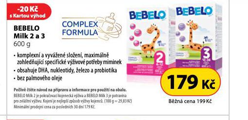 BEBELO MILK 2 A 3