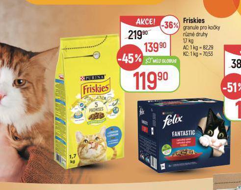 FRISKIES GRANULE PRO KOKY