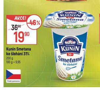 KUNN SMETANA KE LEHN 31%