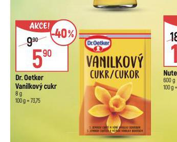 DR. OETKER VANILKOV CUKR