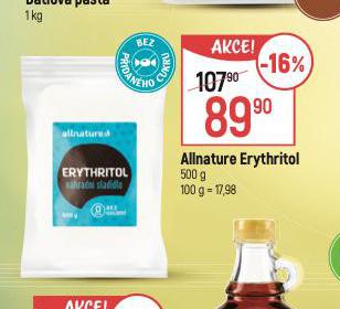 ALLNATURE ERYTHRITOL