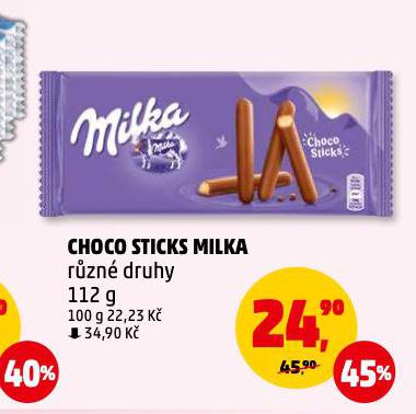 CHOCO STICKS MILKA