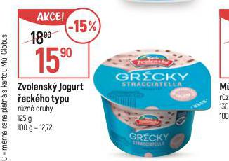 ZVOLENSK JOGURT ECKHO TYPU